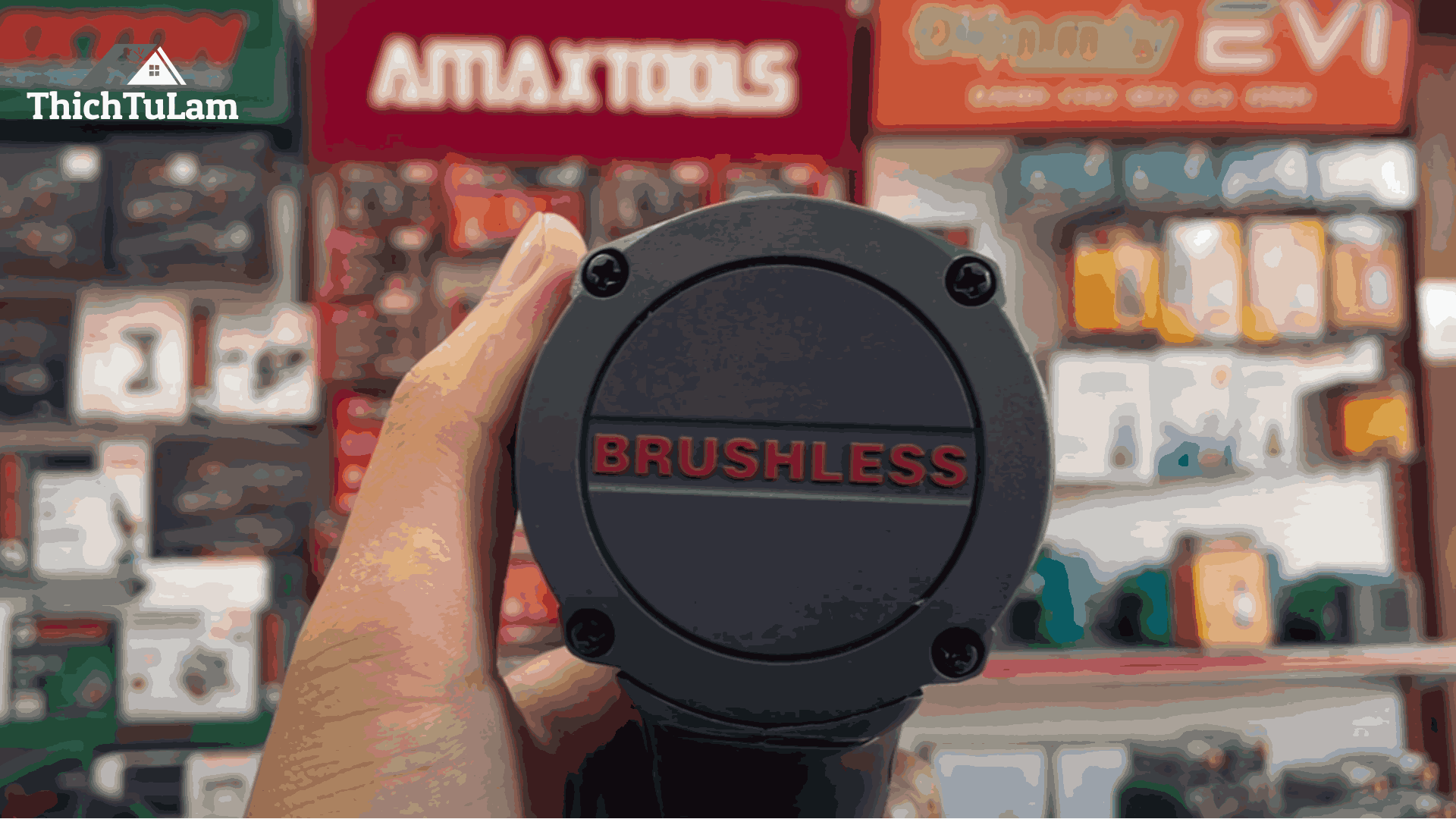 Máy bắn bu lông pin Amaxtools ABL40012SM