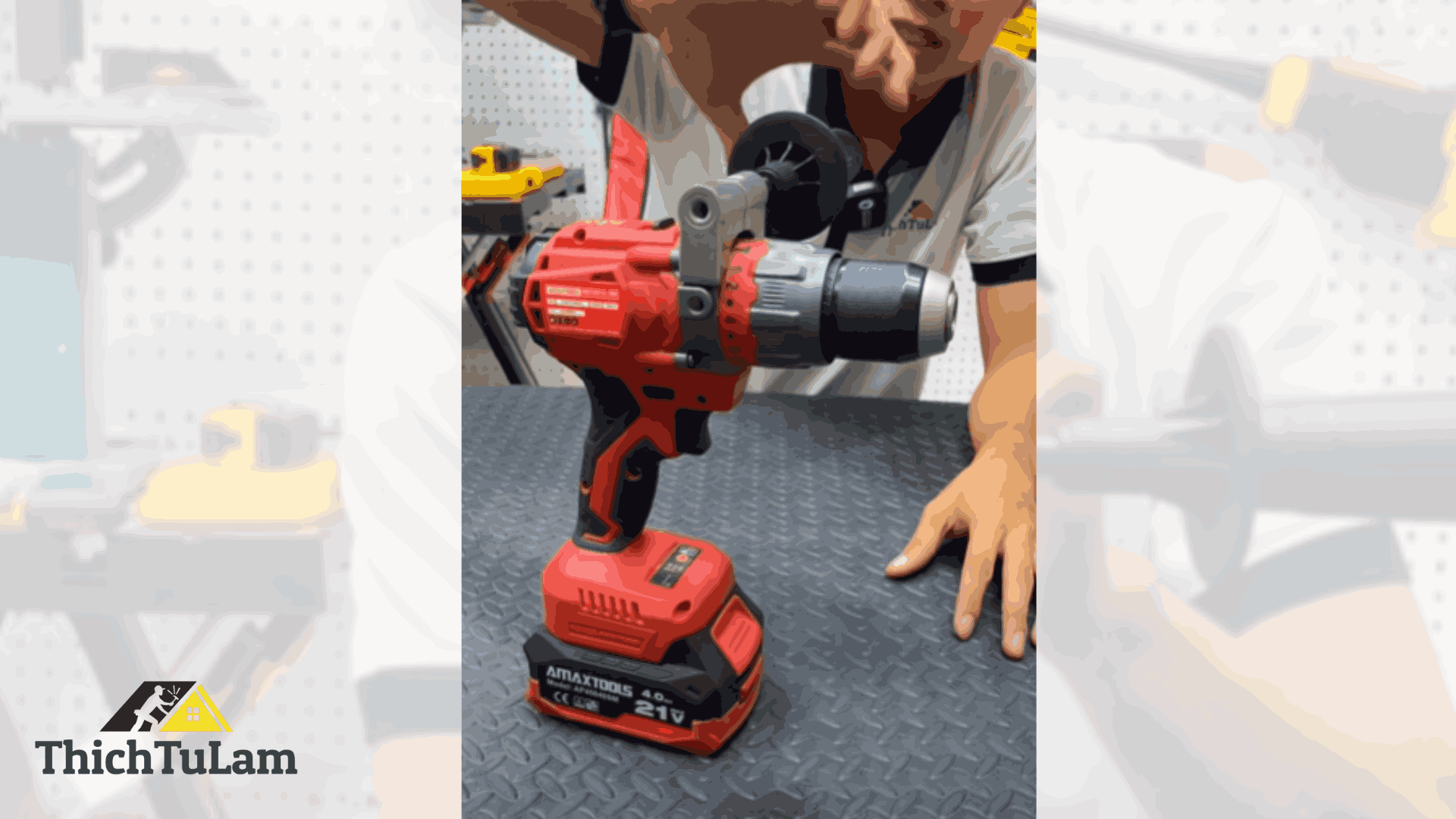 Nghiên cứu chi tiết về máy khoan pin Amaxtools AKI12013SM