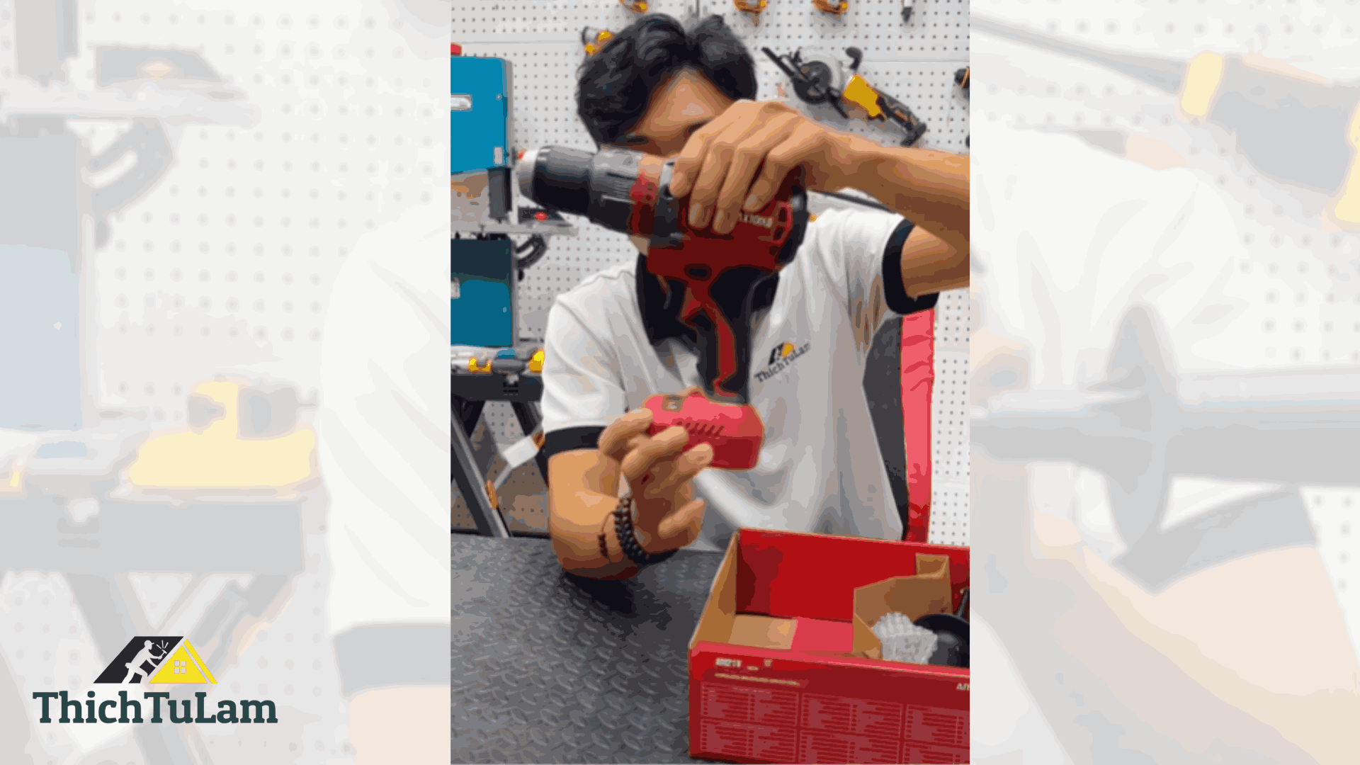 Nghiên cứu chi tiết về máy khoan pin Amaxtools AKI12013SM