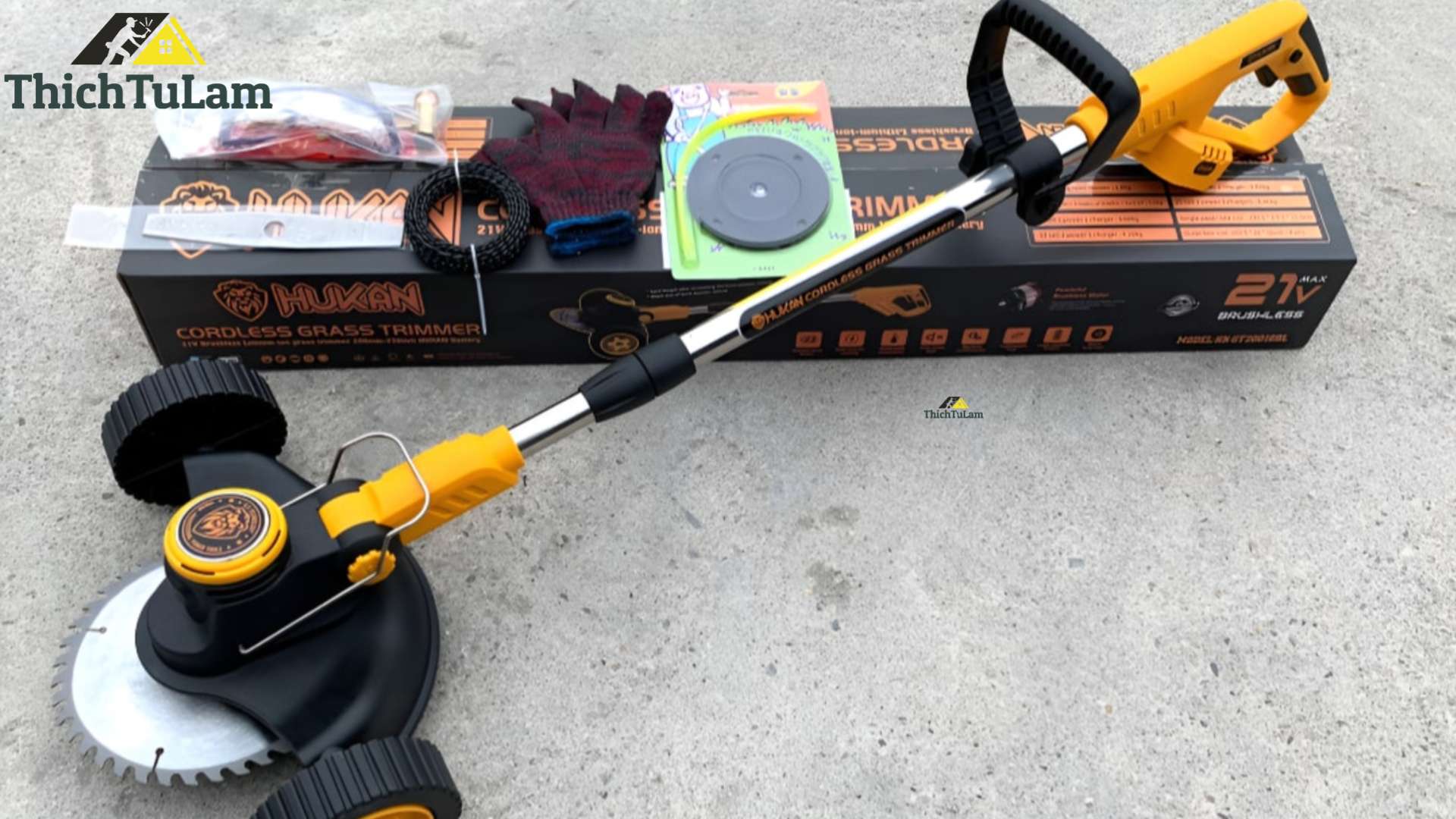 Thiết kế của máy cắt cỏ Hukan HK-GT20018BL