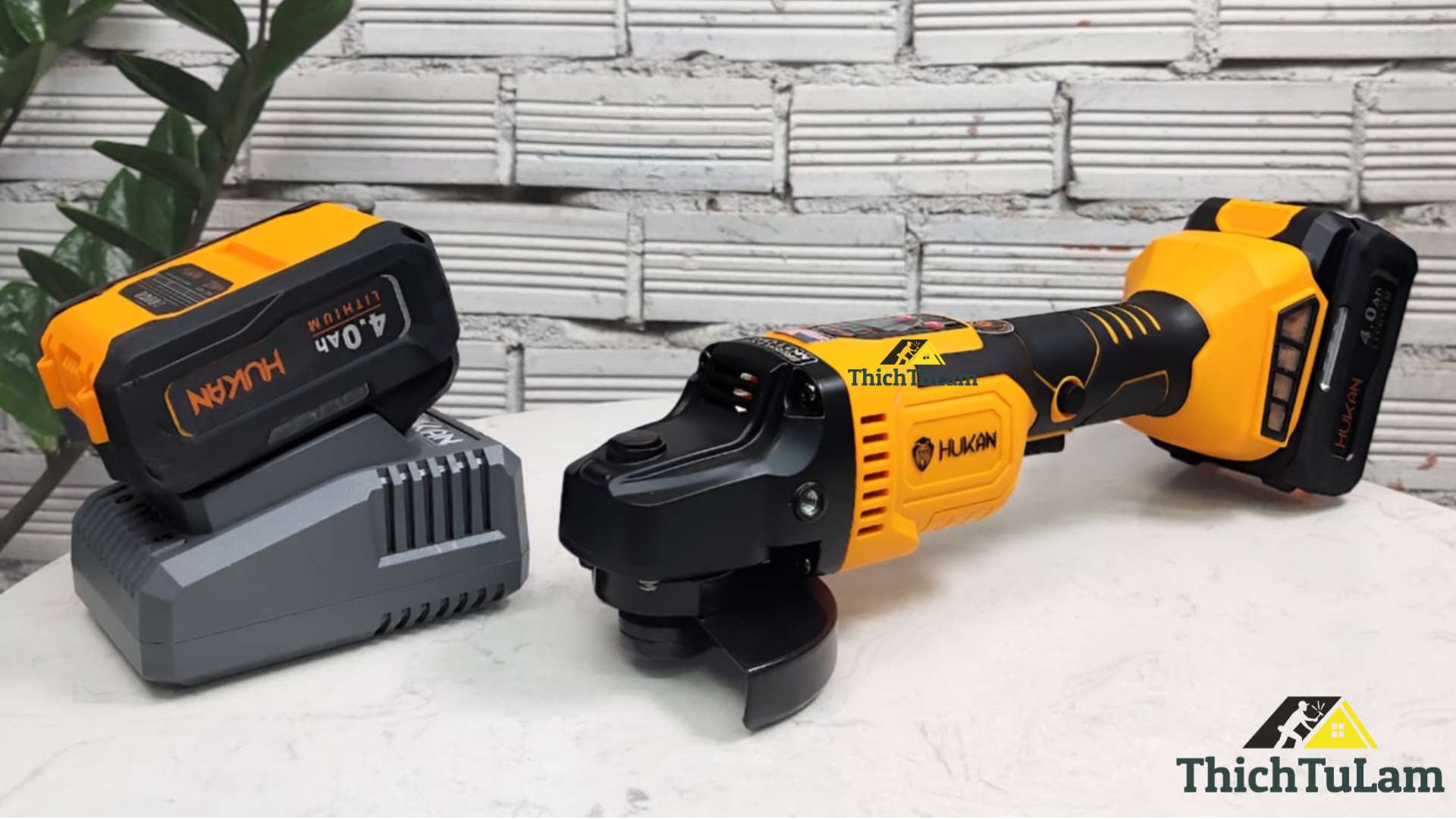 Thiết kế Máy mài góc pin Hukan HK-AG8300BL