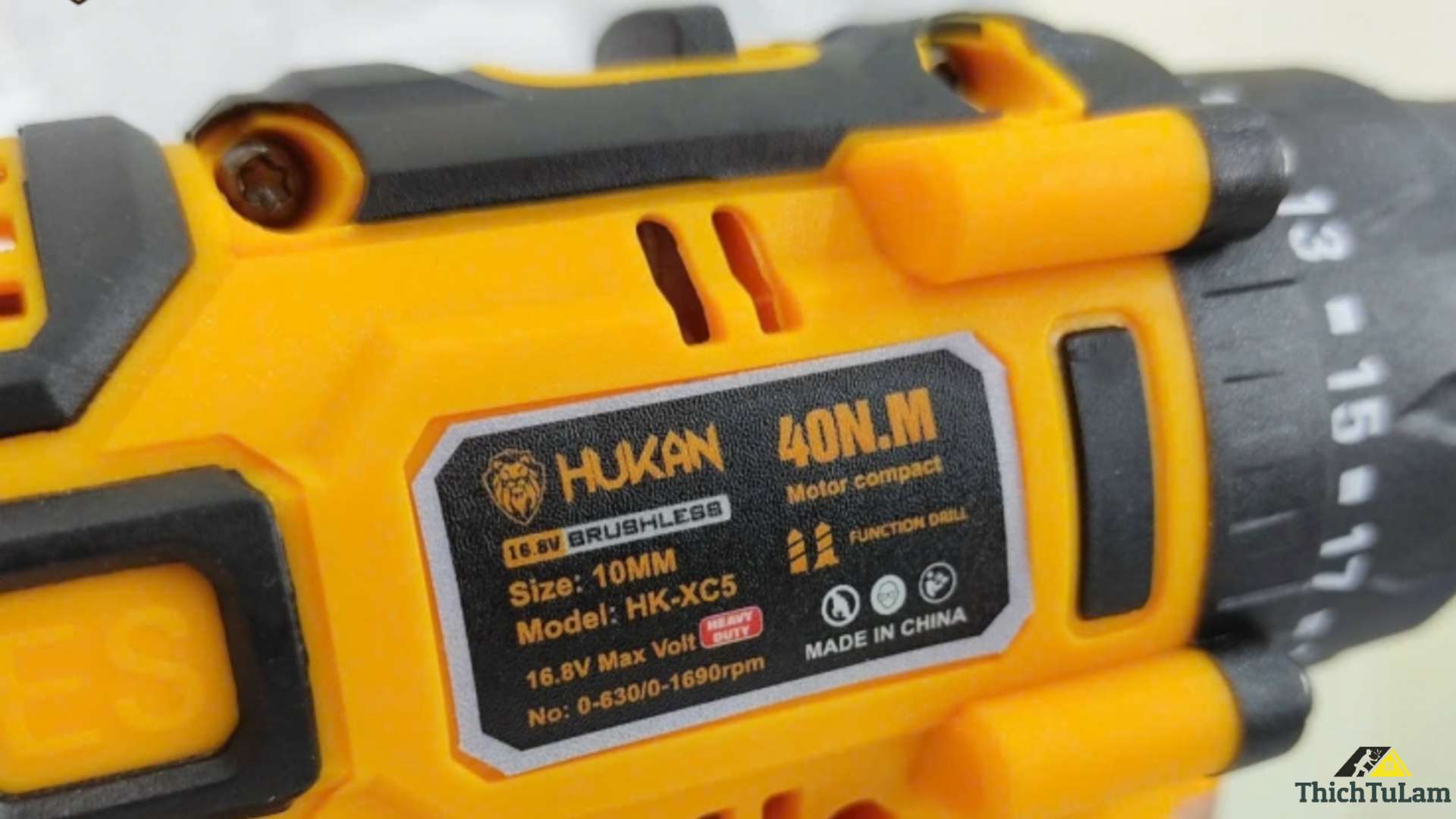 Thông số kỹ thuật Máy khoan pin Hukan XC5