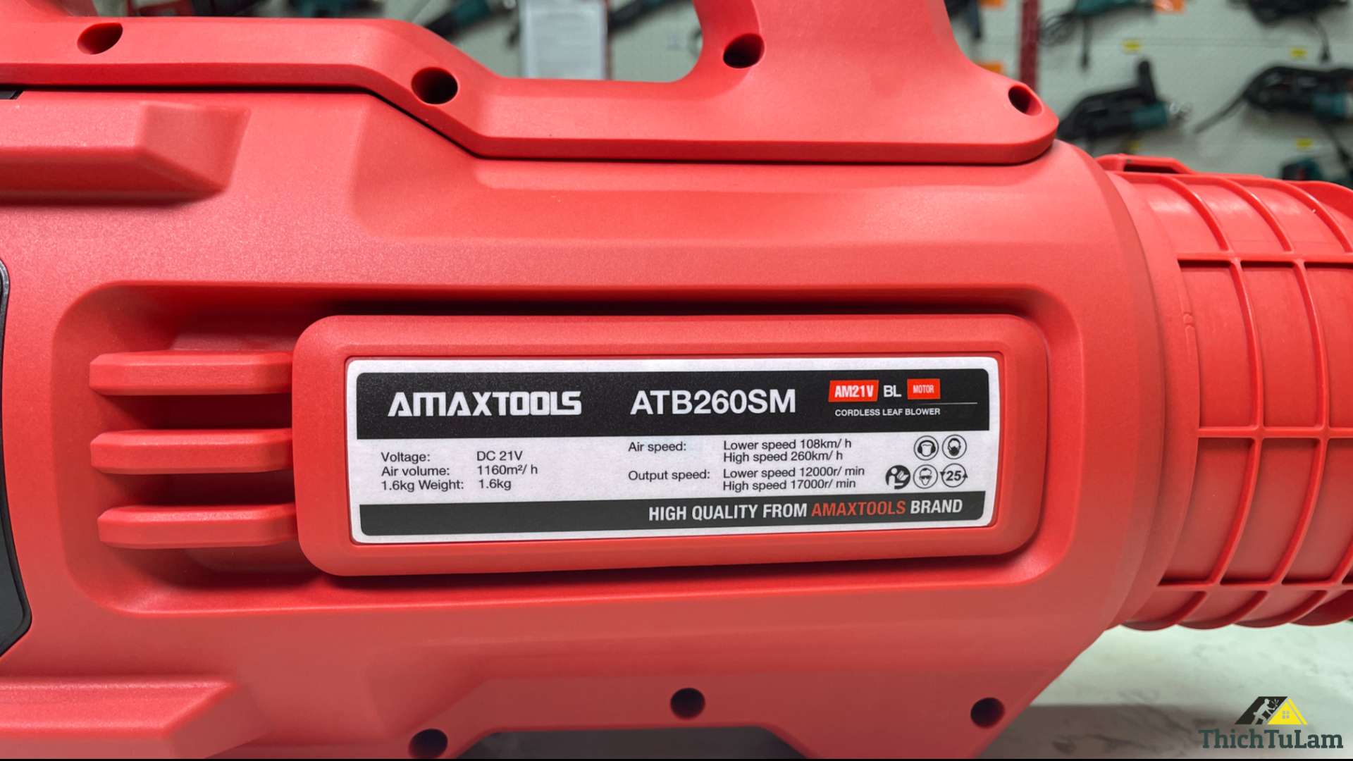 Thông số kỹ thuật Máy thổi lá bụi Amaxtools ATB260-SM