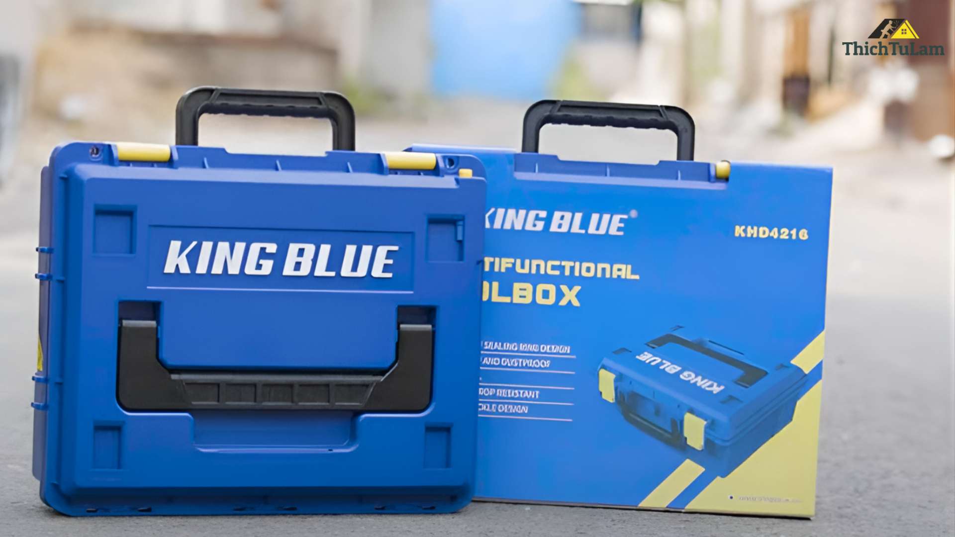 Thùng đựng đồ nghề 420x340x160mm Kingblue KHD4216