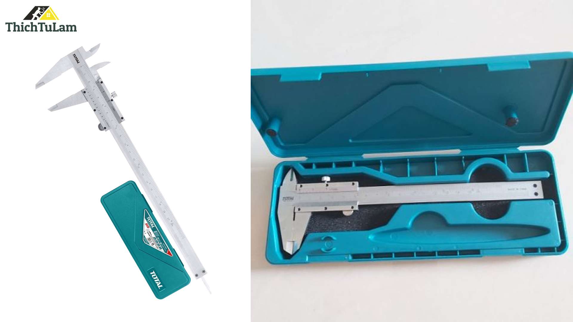 THƯỚC CẶP CƠ 0-200MM TOTAL TMT312001