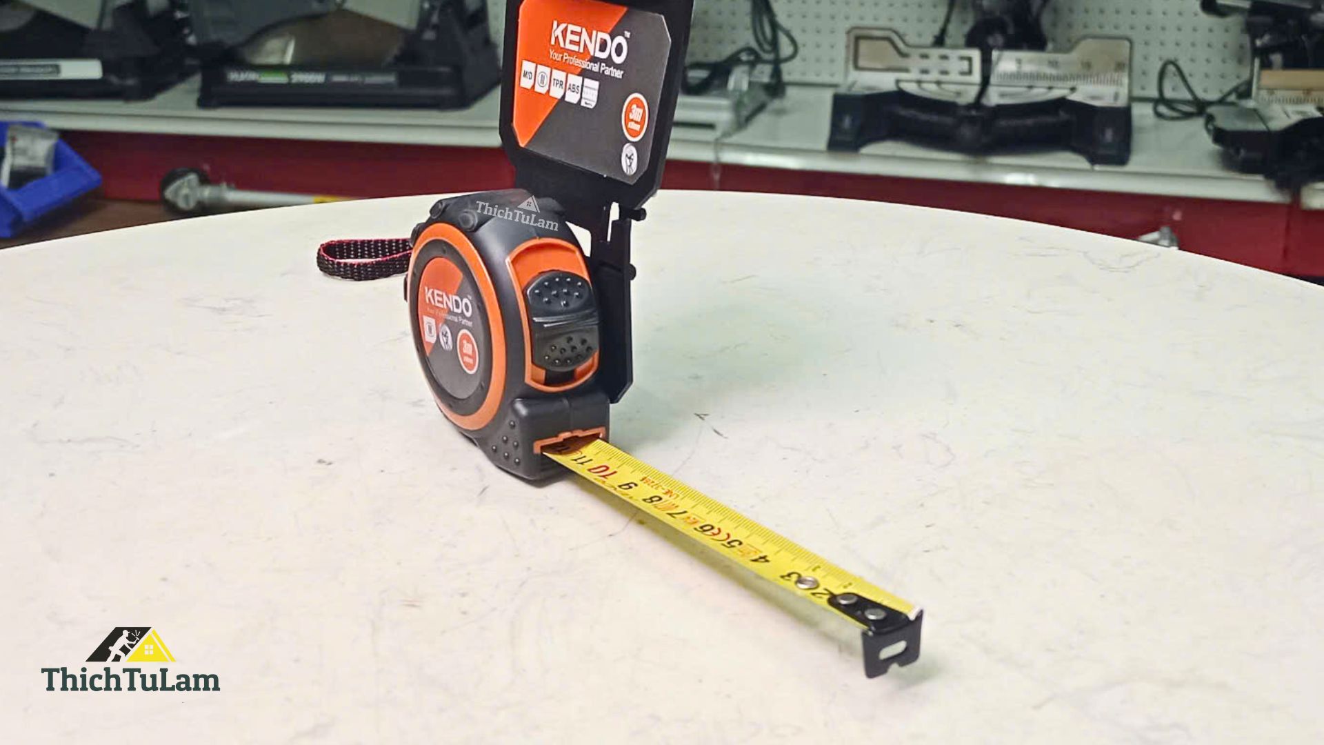 Thước cuộn thép hệ mét 3mx16mm Kendo 35031