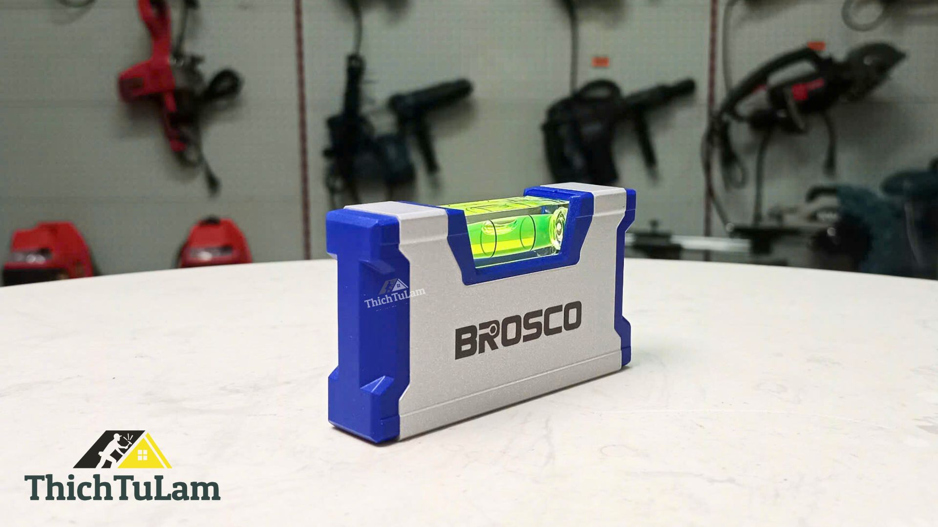 Thước thủy nhôm có từ kích thước 90mm Brosco BR532090