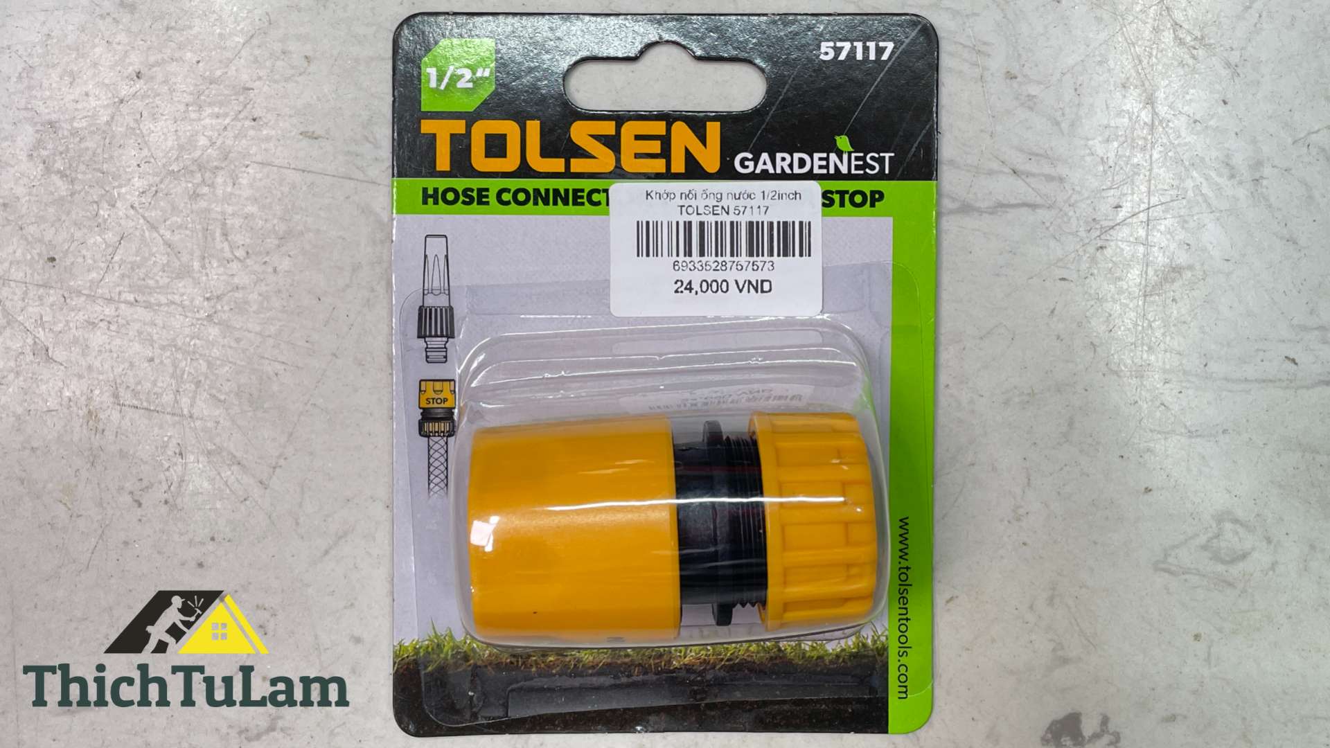 Khớp nối ống nước 1/2inch Tolsen 57117