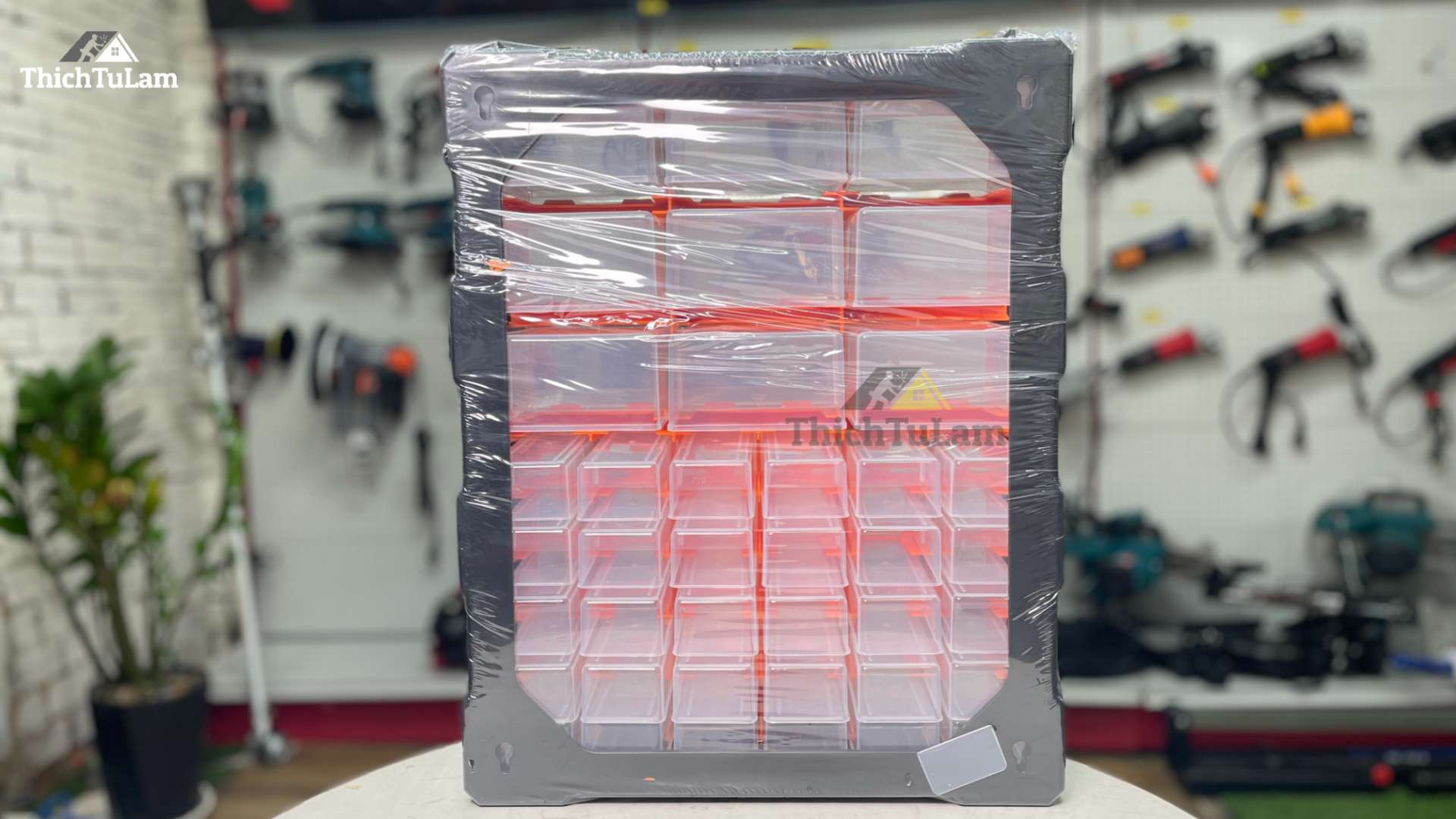 Tủ nhựa đựng linh kiện 39 ngăn 47.5x38x16cm Kendo 90248