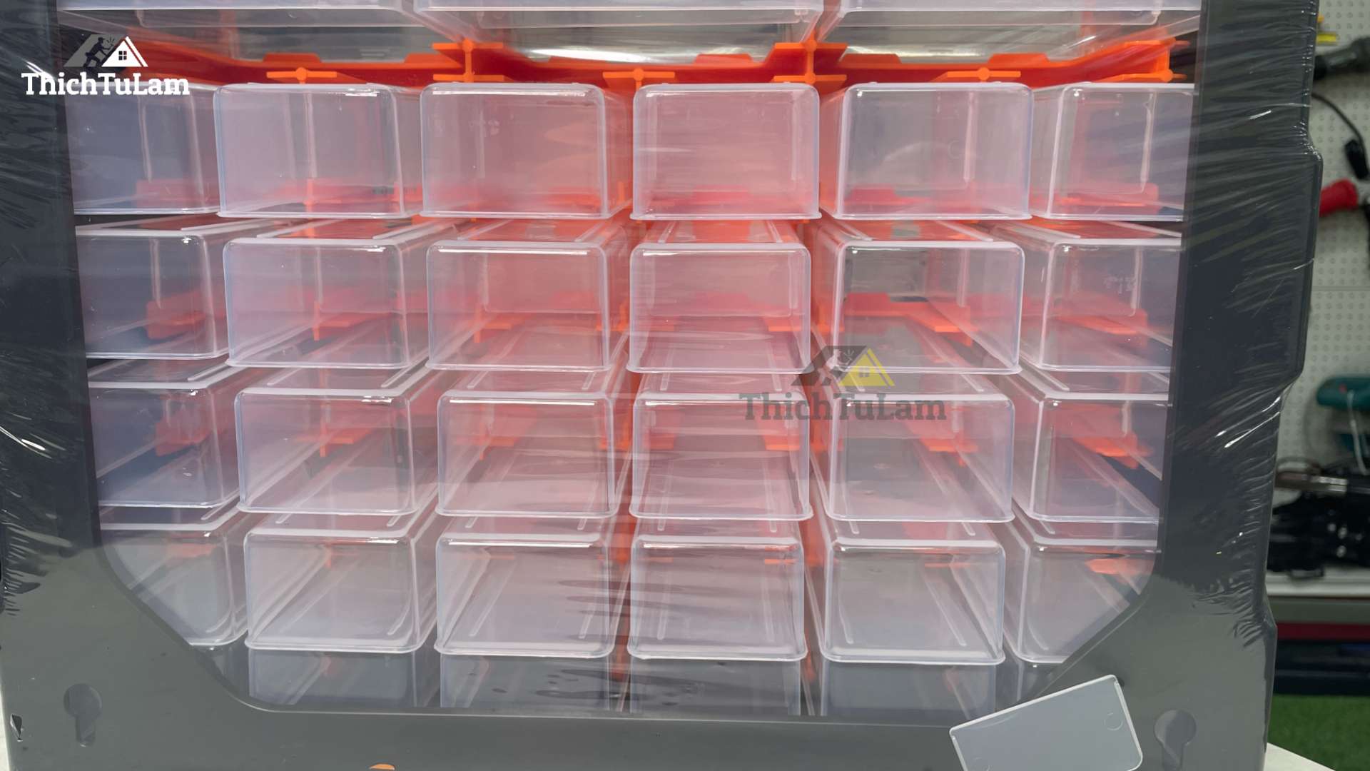 Tủ nhựa đựng linh kiện 39 ngăn 47.5x38x16cm Kendo 90248