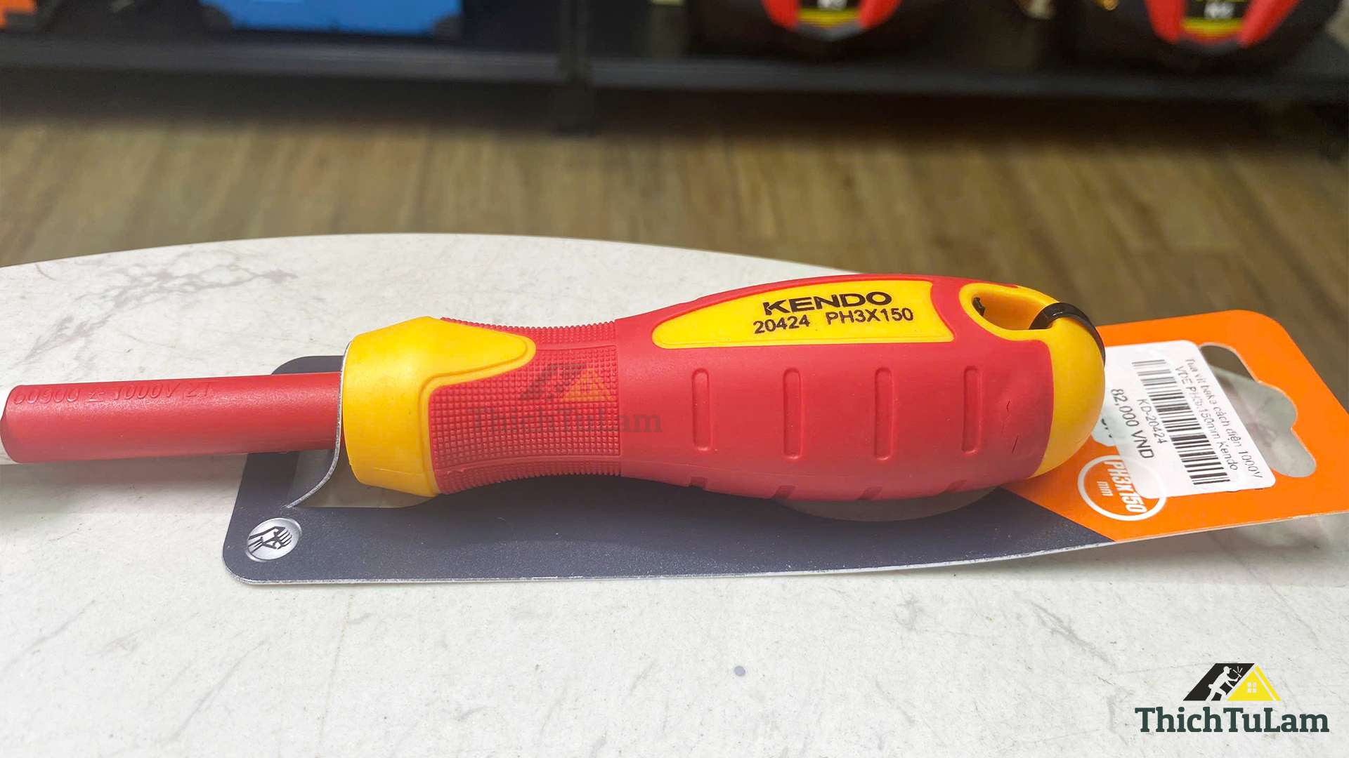 Tua vít bake cách điện 1000V VDE PH3x150mm Kendo 20424