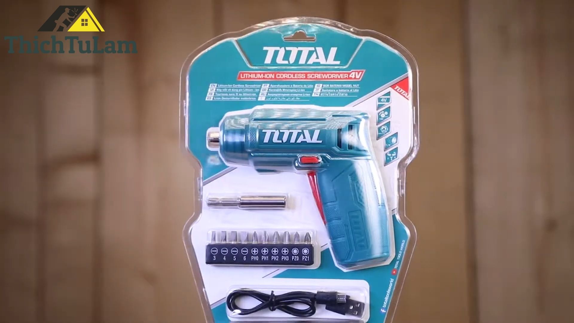 Vỏ hộp Bộ máy vặn vít pin Total TSDLI0402