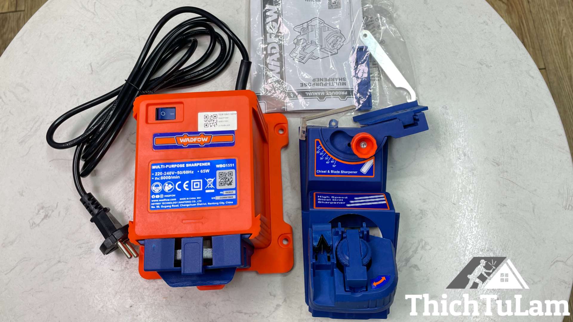Máy mài mũi khoan đa năng 65W Wadfow WBG1551