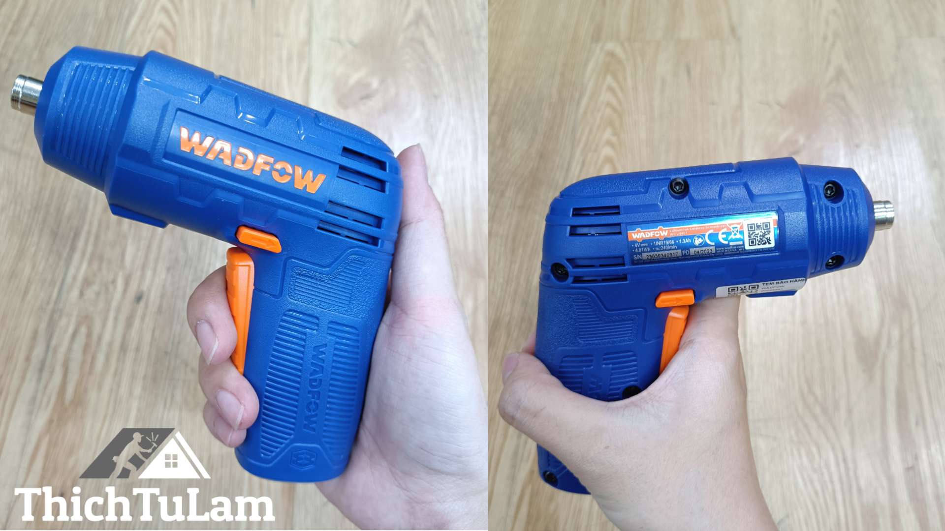 Máy bắn vít dùng pin Lithium-ion 4V Wadfow WCV4401