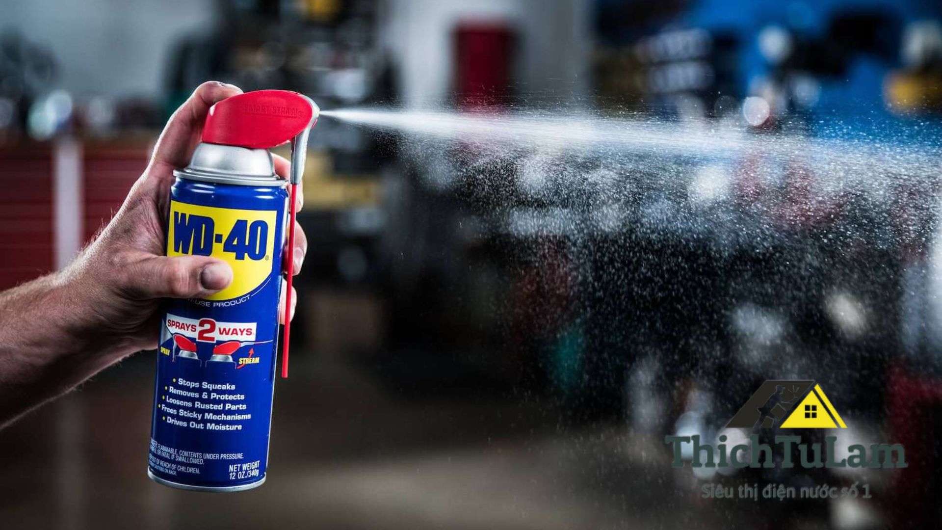 DẦU BÔI TRƠN ĐA NĂNG WD-40 DÒNG SMART STRAW