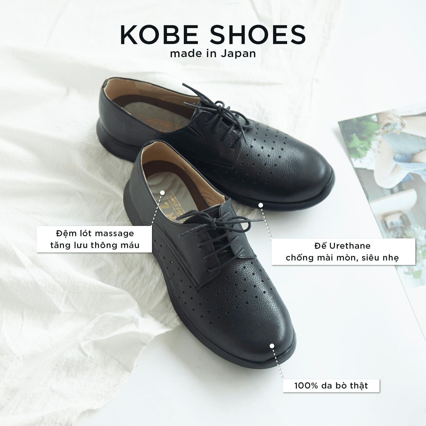Bền như giày Nhật, chất như Kobe