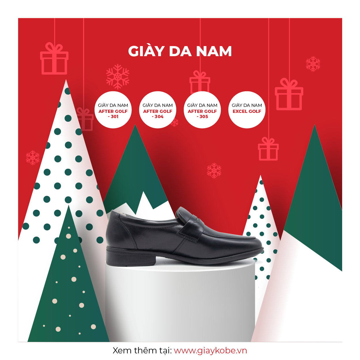 Khuyến mãi 30% sản phẩm giày da nam
