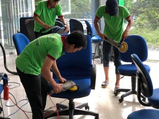 cơ sở giặt ghế văn phòng chuyên nghiệp giá rẻ tại quận cầu giấy hà nội..