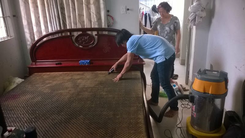 dịch vụ giặt đệm tại quận long biên hà nội