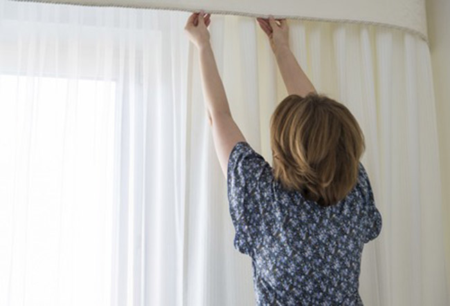 dịch vụ giặt rèm cửa giá rẻ tại quận long biên hà nội