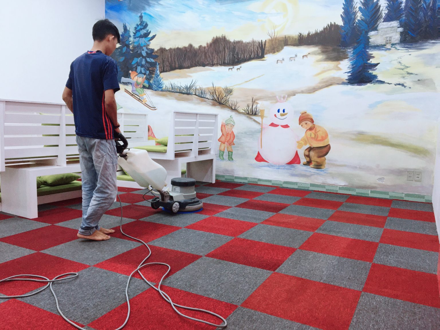 giặt thảm văn phòng đảm bảo giá rẻ