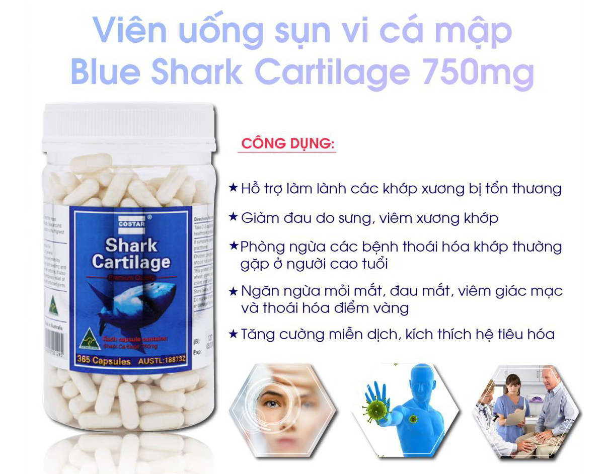 viên uống sụn cá mập