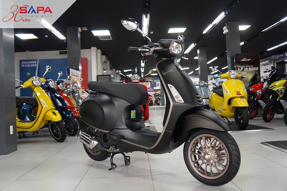 vespa sprint s tft đen nhám