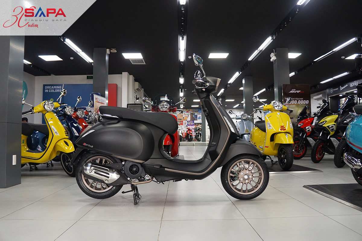vespa sprint s tft 125 đen nhám