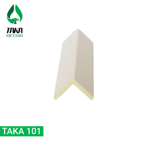 Nẹp góc dương pvc vân sơn trắng mã Taka 101