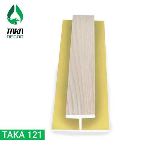 Nẹp trung gian pvc vân gỗ sồi mã Taka 121