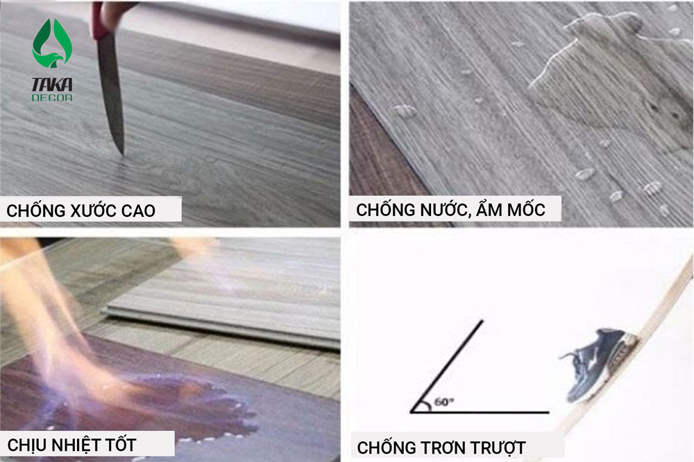 ỨNG DỤNG CỦA SÀN NHỰA SPC HÈM KHÓA, SÀN NHỰA GIẢ GỖ