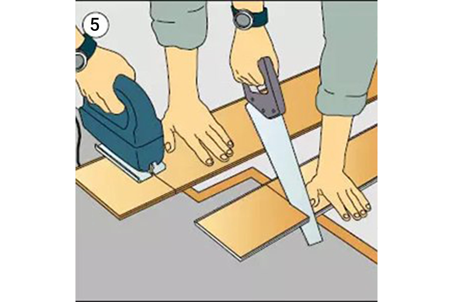 Bước 5: hướng dẫn lắp đặt sàn nhựa spc hèm khóa | hướng dẫn lắp đặt sàn nhựa giả gỗ