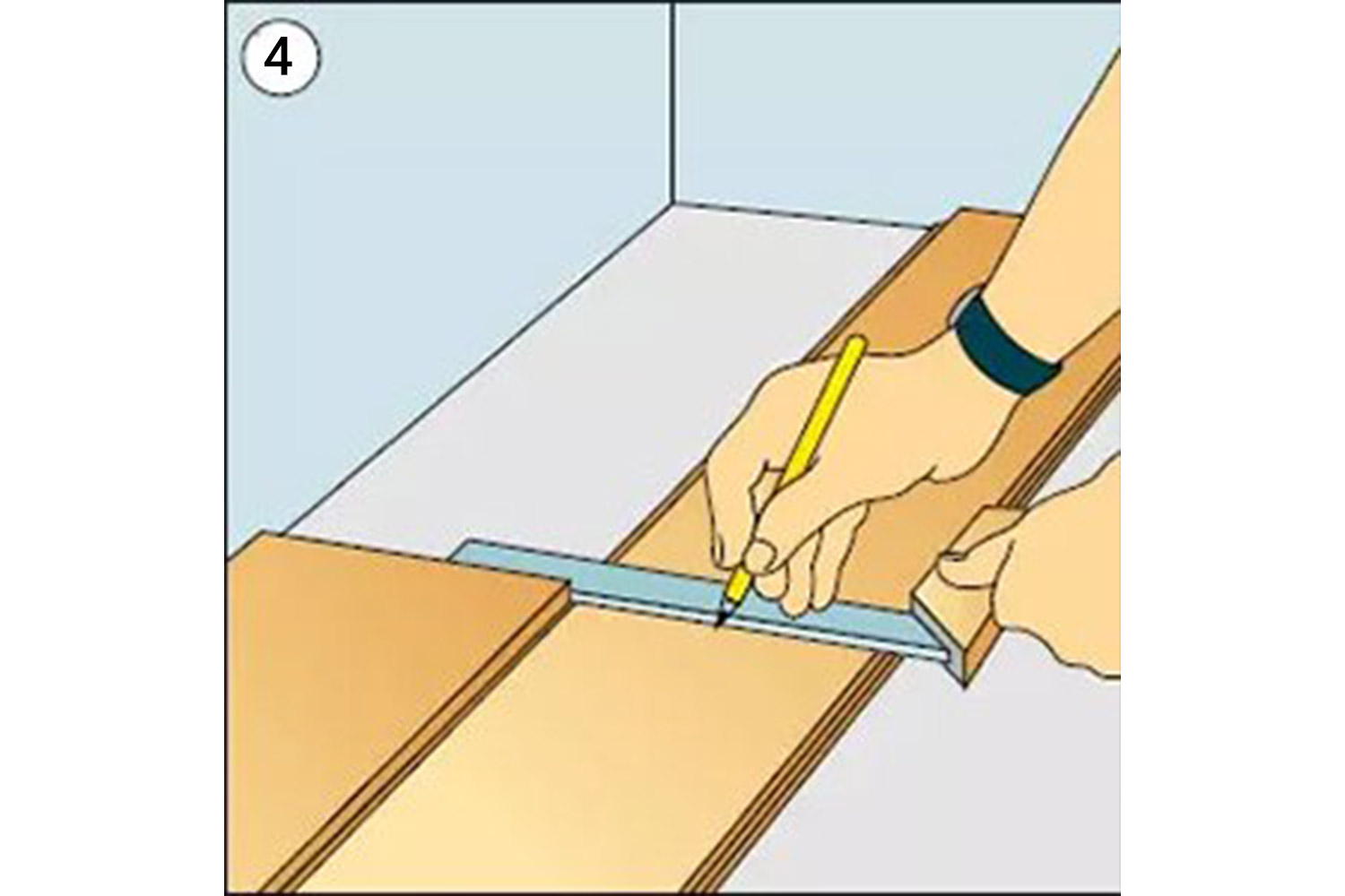 Bước 4: hướng dẫn lắp đặt sàn nhựa spc hèm khóa | hướng dẫn lắp đặt sàn nhựa giả gỗ