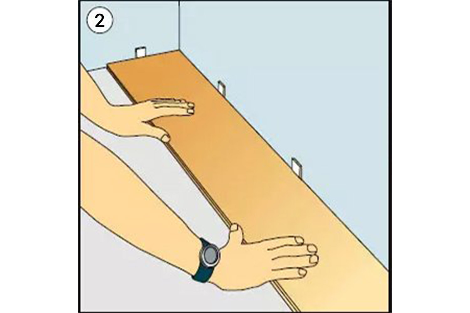 Bước 2: hướng dẫn lắp đặt sàn nhựa spc hèm khóa | hướng dẫn lắp đặt sàn nhựa giả gỗ