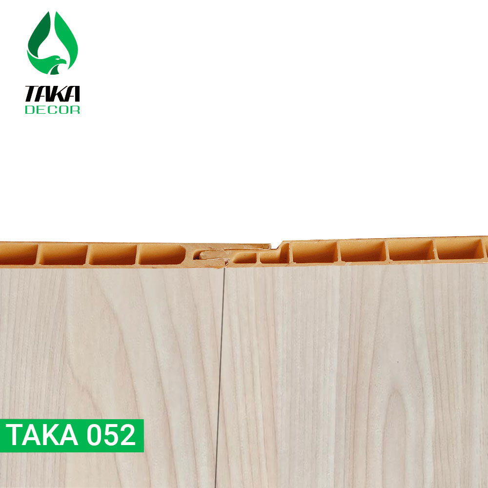 Tấm nhựa ốp tường pvc giả vân gỗ sồi mã Taka 052 | Tấm nhựa ốp tường pvc giả gỗ