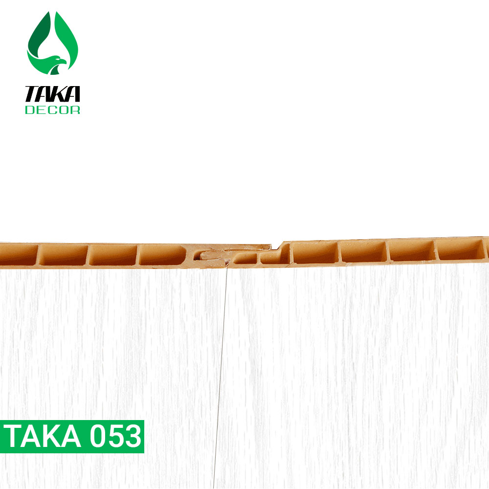 Tấm nhựa ốp tường pvc giả vân gỗ sồi mã Taka 053