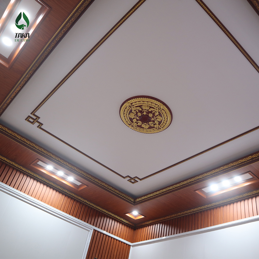 Mẫu Trần Nhựa Giật Cấp Phòng Khách