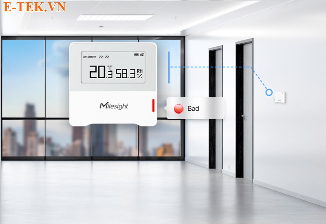 Giải pháp giám sát nhiệt độ và độ ẩm không dây LoRaWAN
