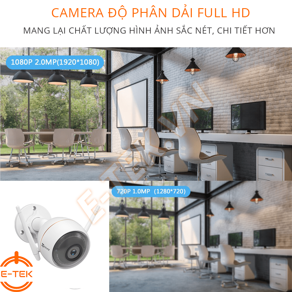 Bộ kit camera wifi mang lại chất lượng hình ảnh FULLHD