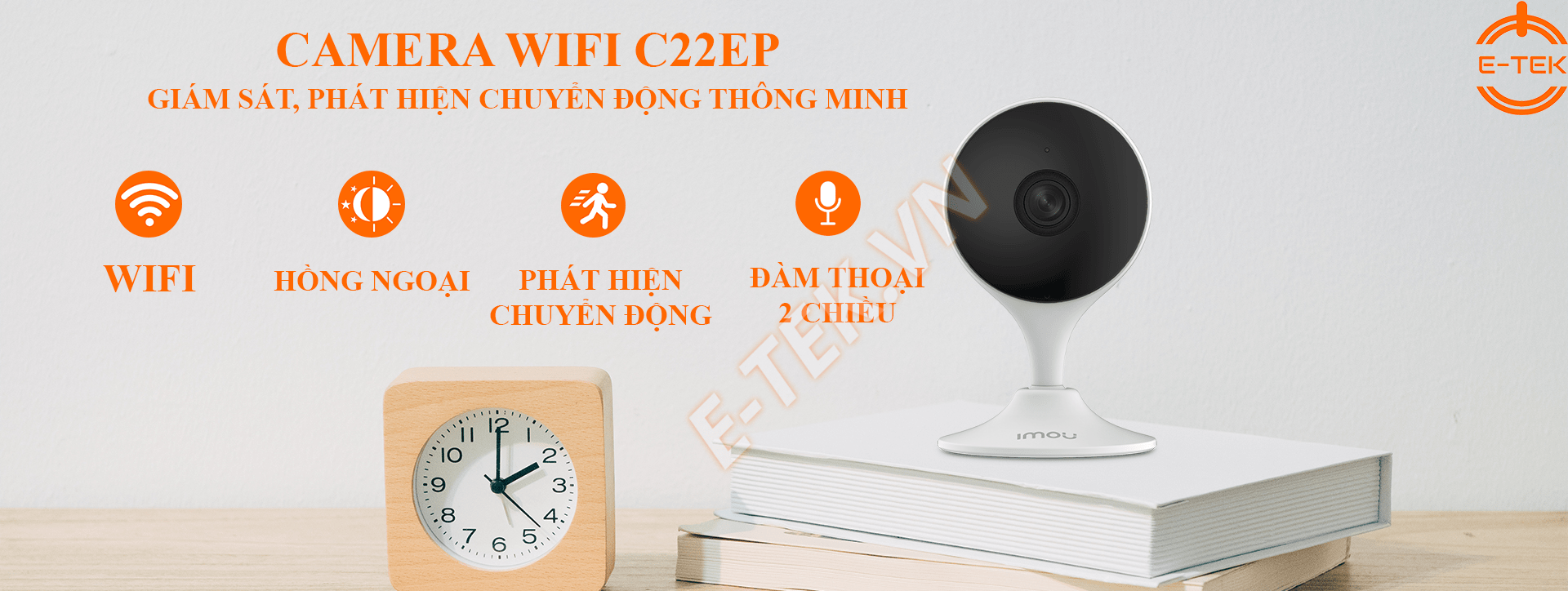 Camera WIFI IMOU C22EP tính năng chính