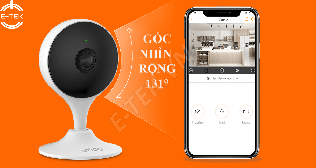 Camera WIFI IMOU C22EP góc giám sát rộng