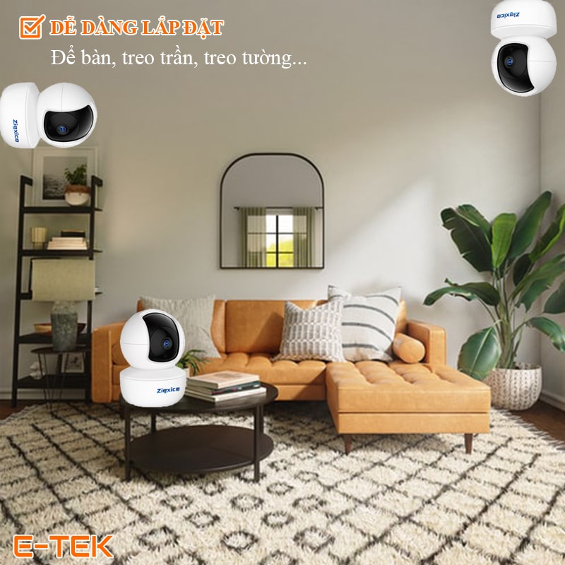 Lắp đặt Camera WIFI TUYA 360 độ P05RD2 đơn giản
