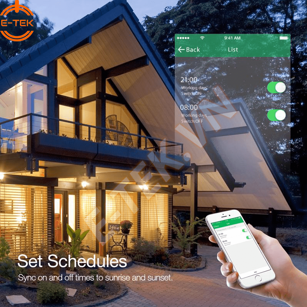 Chiết áp đèn thông minh TUYA hẹn giờ tắt bật