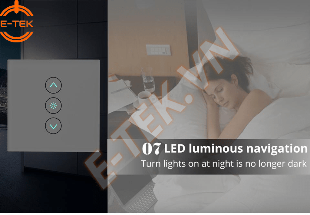 Chiết áp đèn thông minh TUYA tắt đèn chỉ thị mang lại giấc ngủ ngon