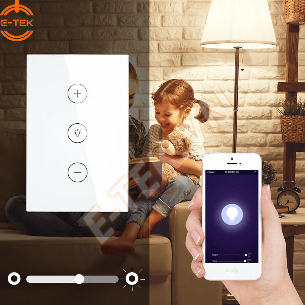 Chiết áp đèn cảm ứng thông minh điều khiển từ điện thoại