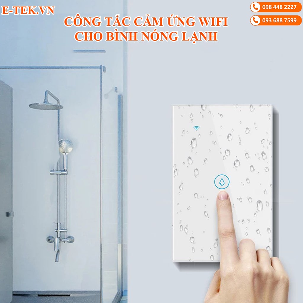 Công tắc cảm ứng wifi bình nóng lạnh
