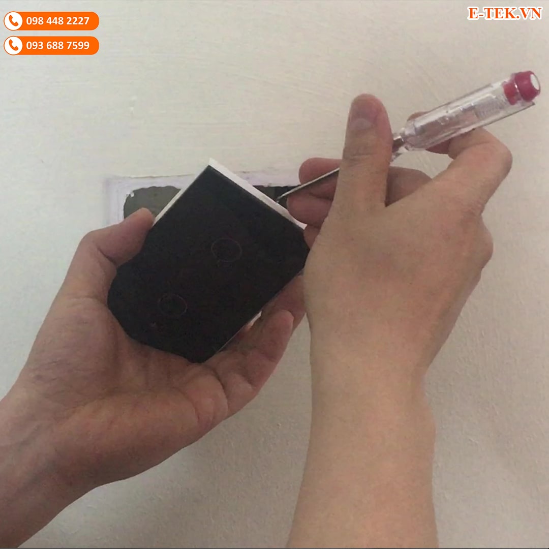 Dễ dàng lắp đặt công tắc wifi