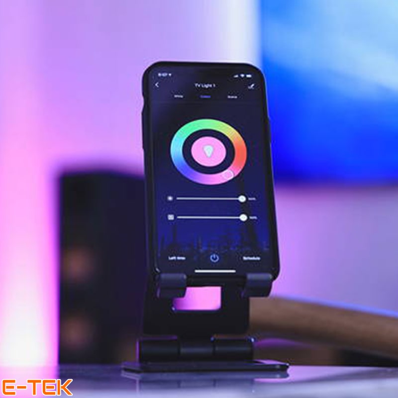 Đèn pha LED đổi mầu RGBW ngoài trời Wifi TUYA 60W Novostella điều khiển trên app