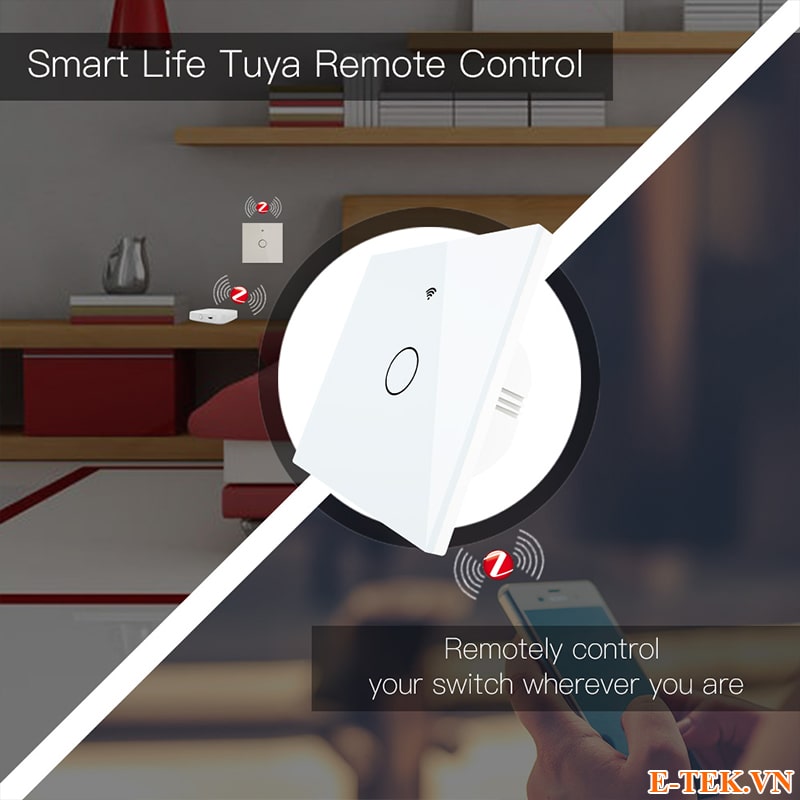 Điều khiển công tắc zigbee tuya trên điện thoại mọi lúc mọi nơi