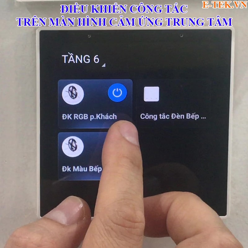 Màn hình trung tâm điều khiển nhà thông minh tuya